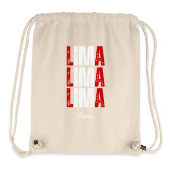 Lima Peru, Peruvian pride - Stanley/Stella Recycled Gym Bag - natural - Front