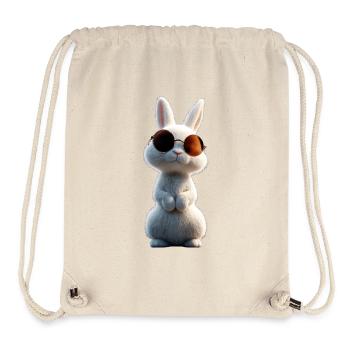Mountain Rabbit Arctic Hare Albino Rabbit White Rabbit - Stanley/Stella Recycled Gym Bag - natural - Front