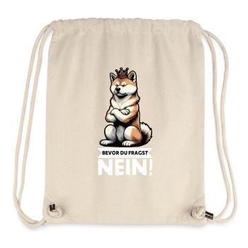 Before you ask No Akita AkitaOwner Akitas - Stanley/Stella Recycled Gym Bag - natural - Front