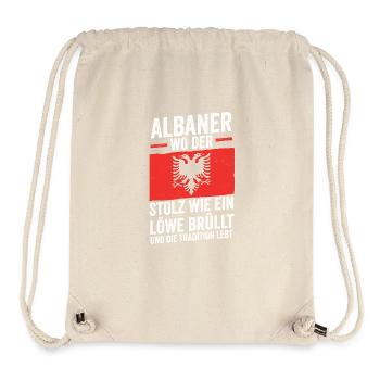 Albaner Albanisch Albanien - Stanley/Stella recycelter Gym Bag - Naturweiß - Vorne
