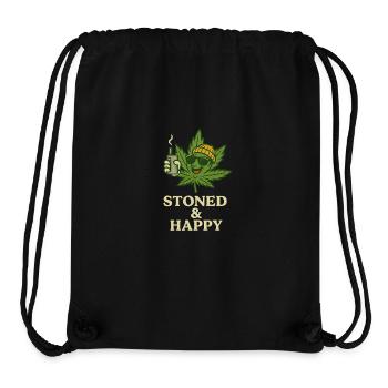 1 36 - Stanley/Stella recycelter Gym Bag - Schwarz - Vorne