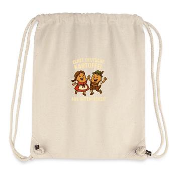 Echte Deutsche Kartoffel Bayrisch Dirndl Tracht - Stanley/Stella recycelter Gym Bag - Naturweiß - Vorne
