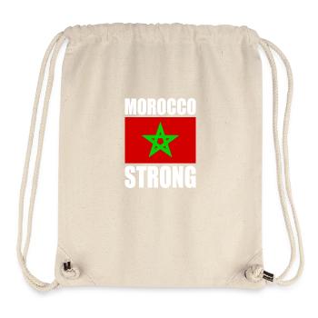 Maroc - Sac à cordon recyclé Stanley/Stella - blanc naturel - Devant