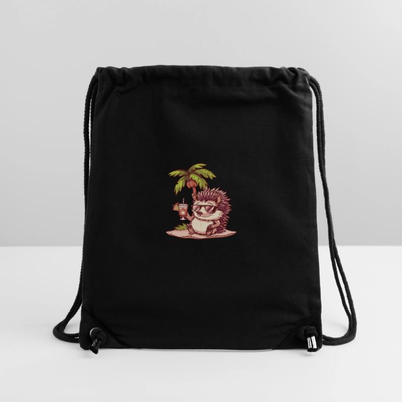 Igel Sommer Strand Comic Stanley/Stella recycelter Gym Bag