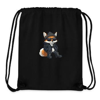 Fuchs Winter - Stanley/Stella recycelter Gym Bag - Schwarz - Vorne