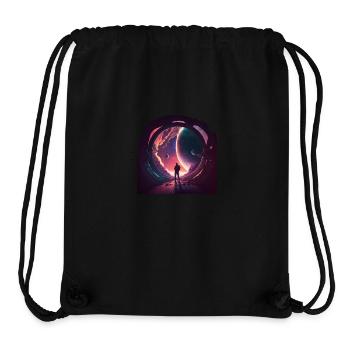 end of the space - Stanley/Stella Recycled Gym Bag - black - Front