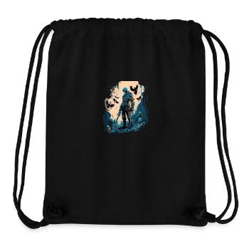 Strahlender Paladin - Stanley/Stella recycelter Gym Bag - Schwarz - Vorne