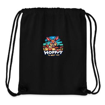 Hopppy to meet you - Stanley/Stella Recycled Gym Bag - black - Front