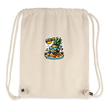 Feeling Pine - Stanley/Stella Recycled Gym Bag - natural - Front