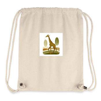 Ancien style - Sac à cordon recyclé Stanley/Stella - blanc naturel - Devant
