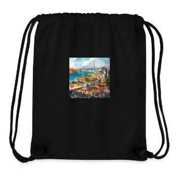 Istanbul - Stanley/Stella recycelter Gym Bag - Schwarz - Vorne