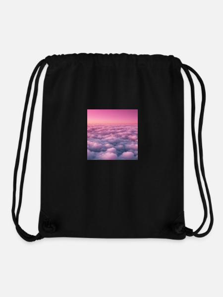 Bunte Wolken - Stanley/Stella recycelter Gym Bag - Schwarz