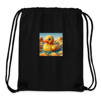 Bathing Duck in a Surreal World Liminal Space - Stanley/Stella Recycled Gym Bag - black - Front