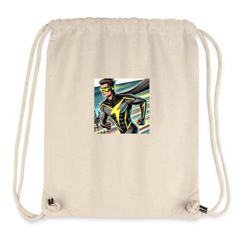 Superhero - Stanley/Stella Recycled Gym Bag - natural - Front