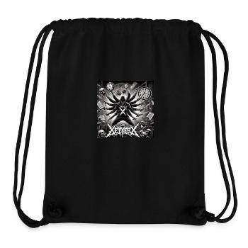 person struggling to juggle multiple tasks - Stanley/Stella Recycled Gym Bag - black - Front