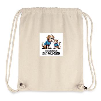 Same Outfit - Stanley/Stella recycelter Gym Bag - Naturweiß - Vorne