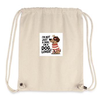 Dog Lover - Stanley/Stella recycelter Gym Bag - Naturweiß - Vorne