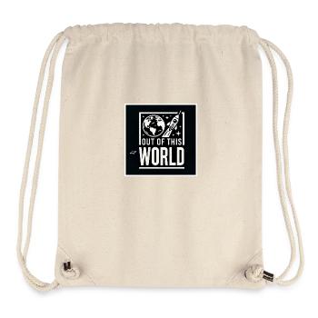 Out of This World - Stanley/Stella recycelter Gym Bag - Naturweiß - Vorne