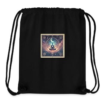 Mystic Awakening – Spiritual Meditation Design - Stanley/Stella Recycled Gym Bag - black - Front