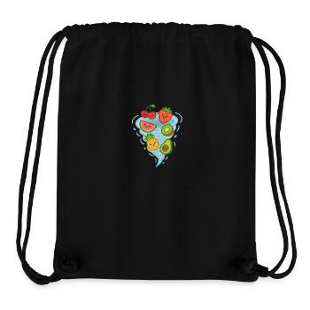 Früchte Mix - Stanley/Stella recycelter Gym Bag - Schwarz - Vorne