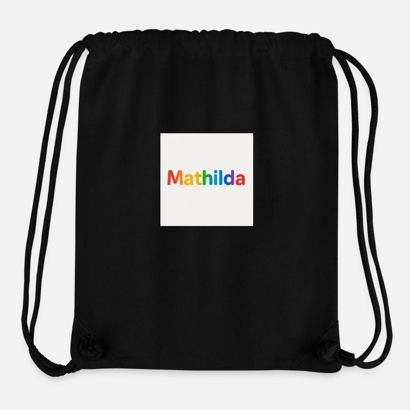 QEDSW MATHILDA - Stanley/Stella Recycled Gym Bag - black