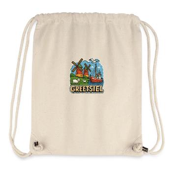 Greetsiel - Stanley/Stella recycelter Gym Bag - Naturweiß - Vorne