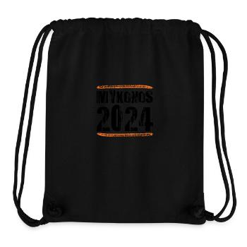 Citation de Mykonos 2024 - Sac à cordon recyclé Stanley/Stella - noir - Devant