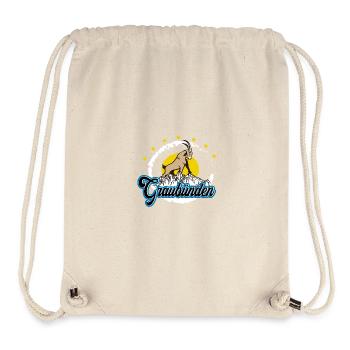 Graubünden Steinbock Summit - Stanley/Stella recycelter Gym Bag - Naturweiß - Vorne