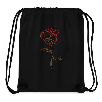 ROSE einfarbige Linie - Stanley/Stella recycelter Gym Bag - Schwarz - Vorne