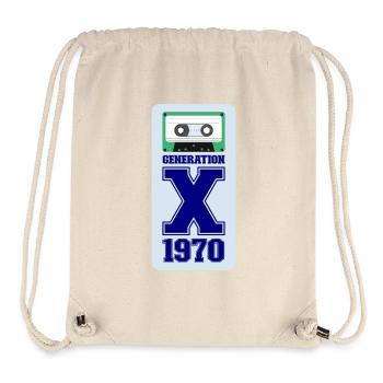 1970 Generation X disco - Stanley/Stella Recycled Gym Bag - natural - Front