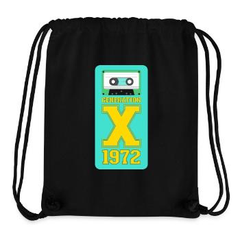 1972 Generation X Glam Rock - Stanley/Stella Recycled Gym Bag - black - Front