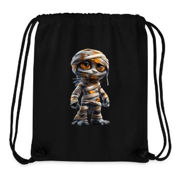 Momie effrayante #lovely toons - Sac à cordon recyclé Stanley/Stella - noir - Devant