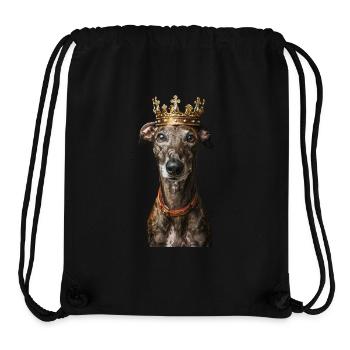 Windhund - Stanley/Stella recycelter Gym Bag - Schwarz - Vorne