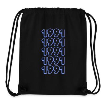 1991 - Stanley/Stella Recycled Gym Bag - black - Front