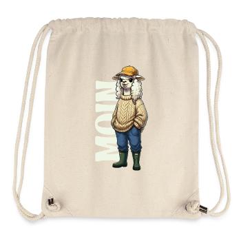 Moin Schaf – Küsten Design - Stanley/Stella recycelter Gym Bag - Naturweiß - Vorne