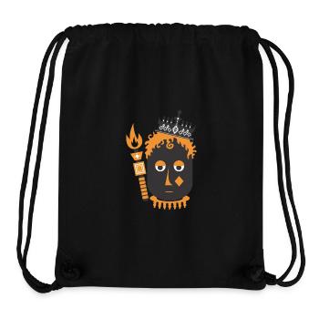 König - Stanley/Stella recycelter Gym Bag - Schwarz - Vorne