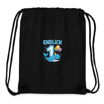 My 1st birthday - Stanley/Stella Recycled Gym Bag - black - Front