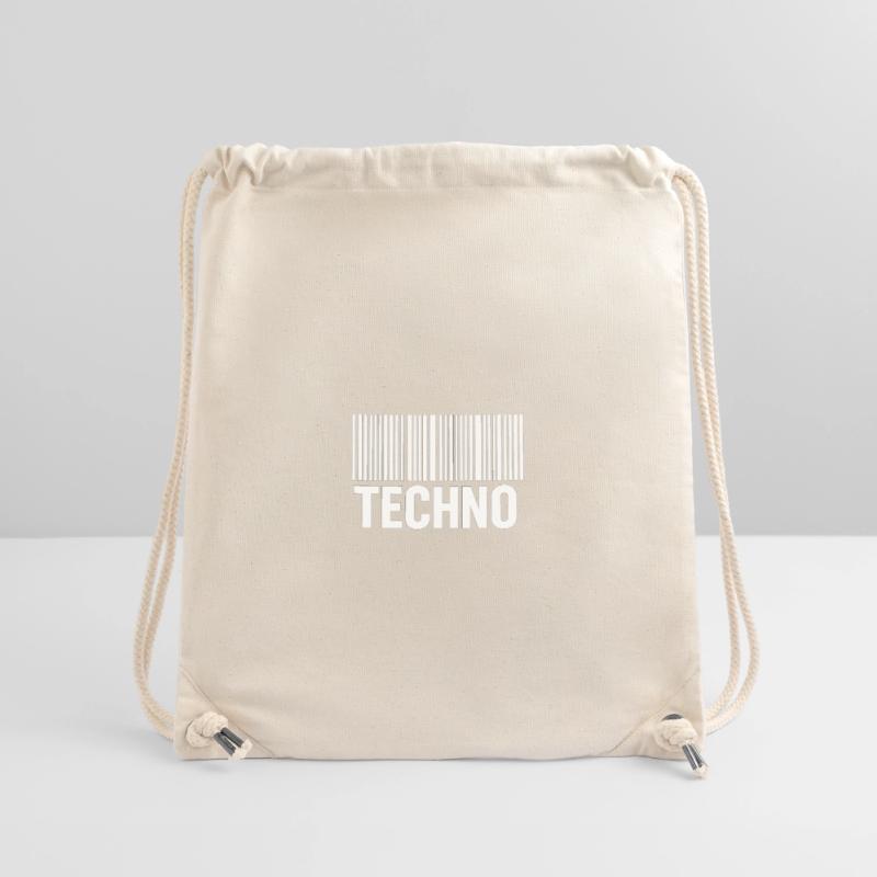 Techno Barcode Pattern Stanley/Stella Recycled Gym Bag