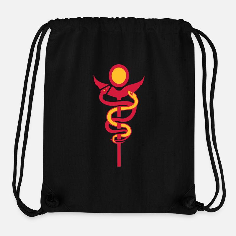 Caduceus physio - Stanley/Stella recycelter Gym Bag - Schwarz