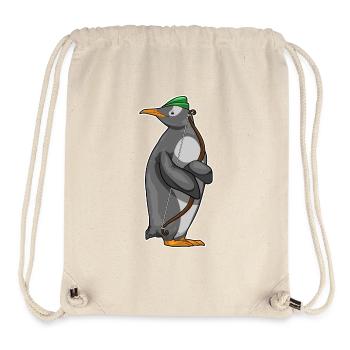 Arc de pingouin Archer - Sac à cordon recyclé Stanley/Stella - blanc naturel - Devant