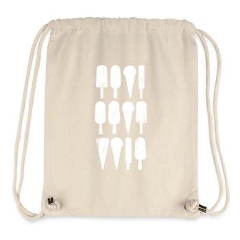 Arômes de crème glacée - Sac à cordon recyclé Stanley/Stella - blanc naturel - Devant