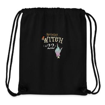 23 Year Old HallowQueen, 23rd Birthday Witch - Stanley/Stella Recycled Gym Bag - black - Front