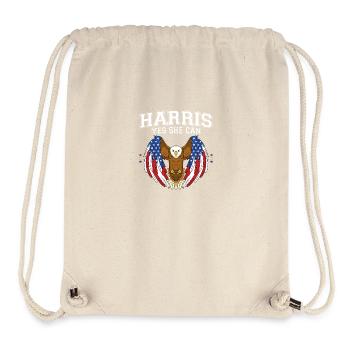 Kamala Yes She Can 2024 - Kamala pour la présidente - Sac à cordon recyclé Stanley/Stella - blanc naturel - Devant