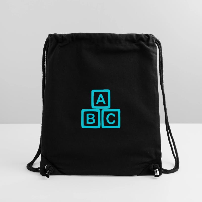 Neon ABC Block Pattern Stanley/Stella Recycled Gym Bag