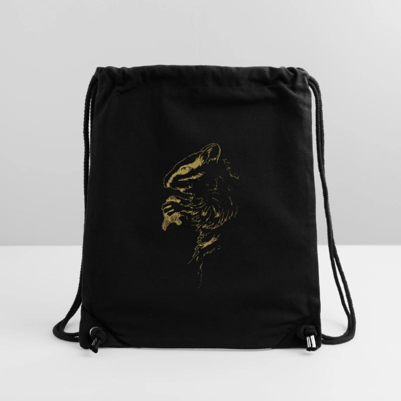 Illustrierte Designs mit Hörnchen Stanley/Stella recycelter Gym Bag