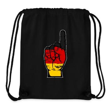 Germany flag number 1 used - Stanley/Stella Recycled Gym Bag - black - Front