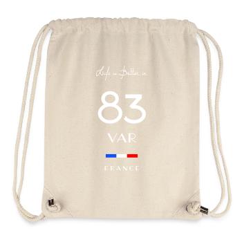 Life is better in 83 VAR Department Provence Flag - Stanley/Stella Recycled Gym Bag - natural - Front