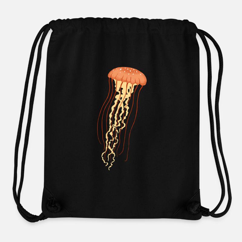 Jellyfish 2 - Stanley/Stella Recycled Gym Bag - black