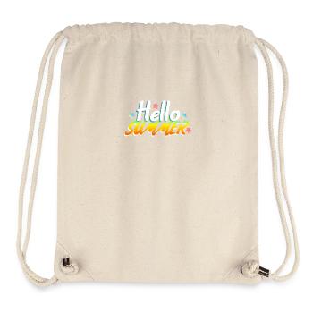Hallo Sommer - Stanley/Stella recycelter Gym Bag - Naturweiß - Vorne