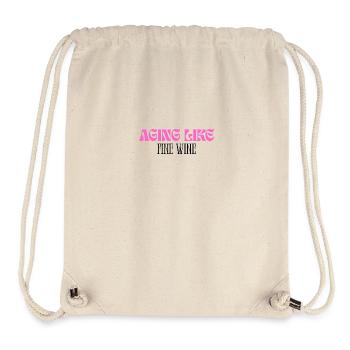 Aging like fine wine - Stanley/Stella recycelter Gym Bag - Naturweiß - Vorne